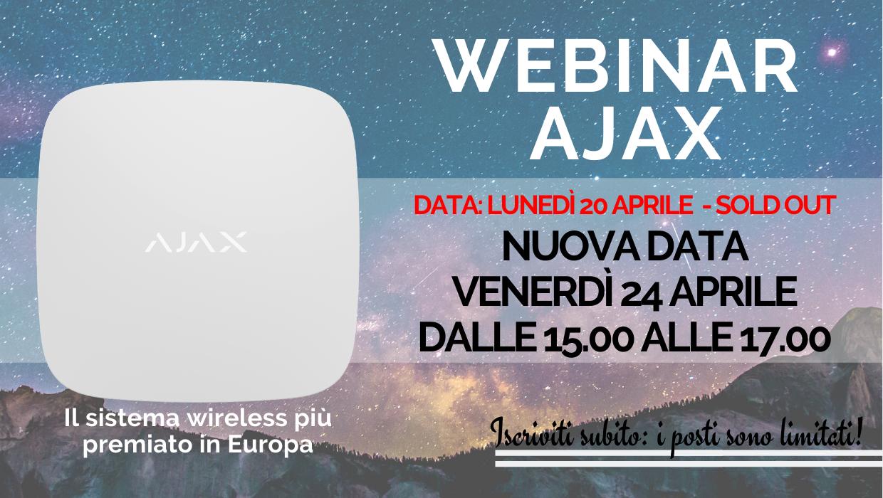 Nuova data - webinar AJAX